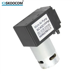 Bomba de vacío en miniatura, 12V 24V, utilizada para la máquina de vacío más fresco